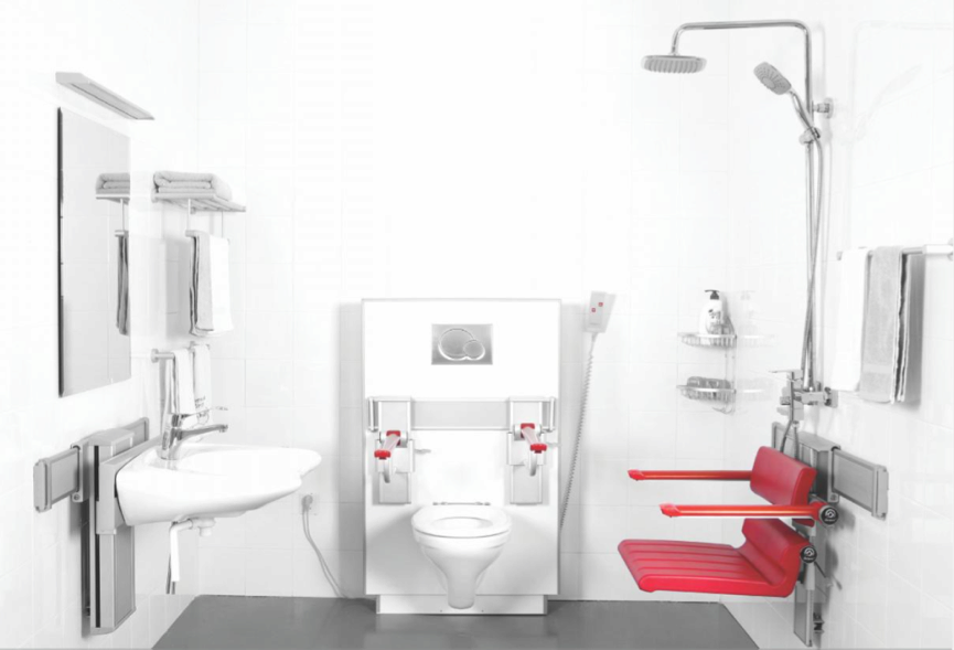 Safety Bathroom Seriers BARRIER_FREE bath system